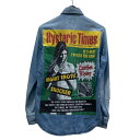 【中古】HYSTERIC GLAMOUR　バックプリントデニムシャツ 02193AH06 インディゴ サイズ：S 【110424】（ヒステリックグラマー）