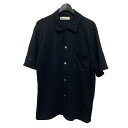 OUR LEGACY23SS BOX SHIRT SHORTSLEEVE ブラック サイズ：50