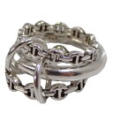 【中古】HOORSENBUHS ×Spinelli Kilcollin Micro Dame Sk Silver Ring リング シルバー サイズ：9号 【110424】（ホーセンブース）