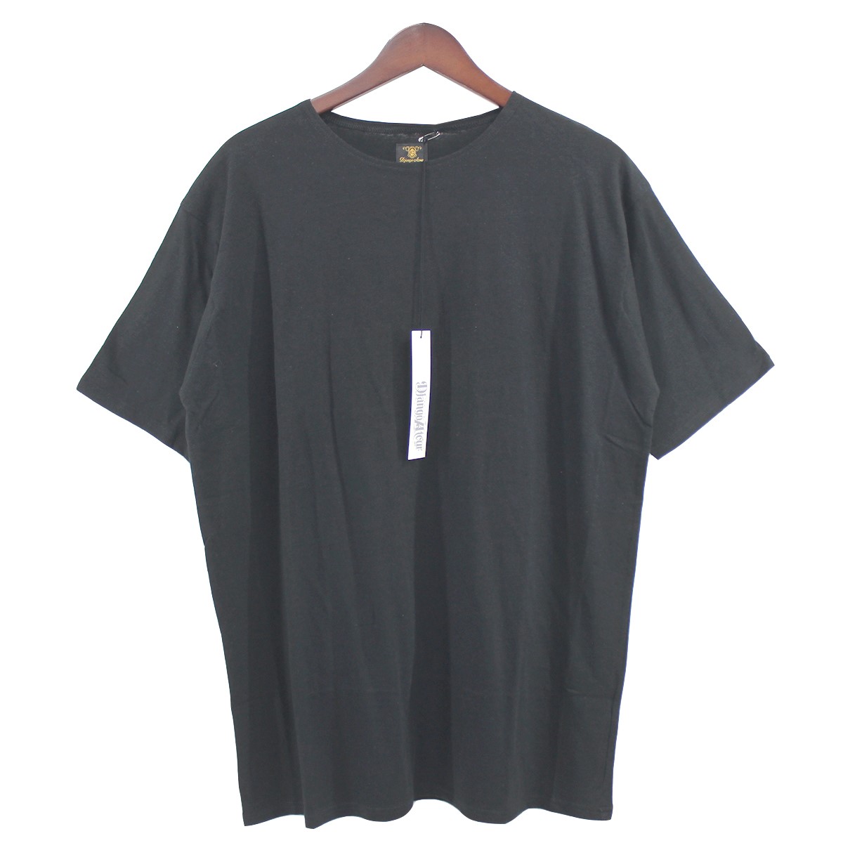 【中古】Django Atour コットン リネン Tシャツ ブラック サイズ：4 【120424】（ジャンゴアトゥール）