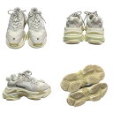 【中古】BALENCIAGA　「Triple S」 ローカットスニーカー ホワイト サイズ：37 【120424】（バレンシアガ） 3