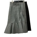 yÁzsacai@Wool Melton Stripe Skirt E[gXJ[g 23-06988 O[~uE TCYF1 y140424ziTJCj