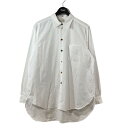 【中古】The crooked Tailor ×THOMAS MASON WORK SHIRT 長袖シャツ ホワイト サイズ：46 【140424】（ザクルーキットテーラー）