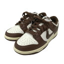 【中古】NIKEW DUNK LOW SAIL/CACAO WOW スニーカー DD1503-124 ブラウン サイズ:US5【価格見直し】