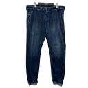 【中古】DIESEL ウォッシュ加工ストレッチジョガーデニムパンツ DUFF SP インディゴ サイズ：30 【140424】（ディーゼル）