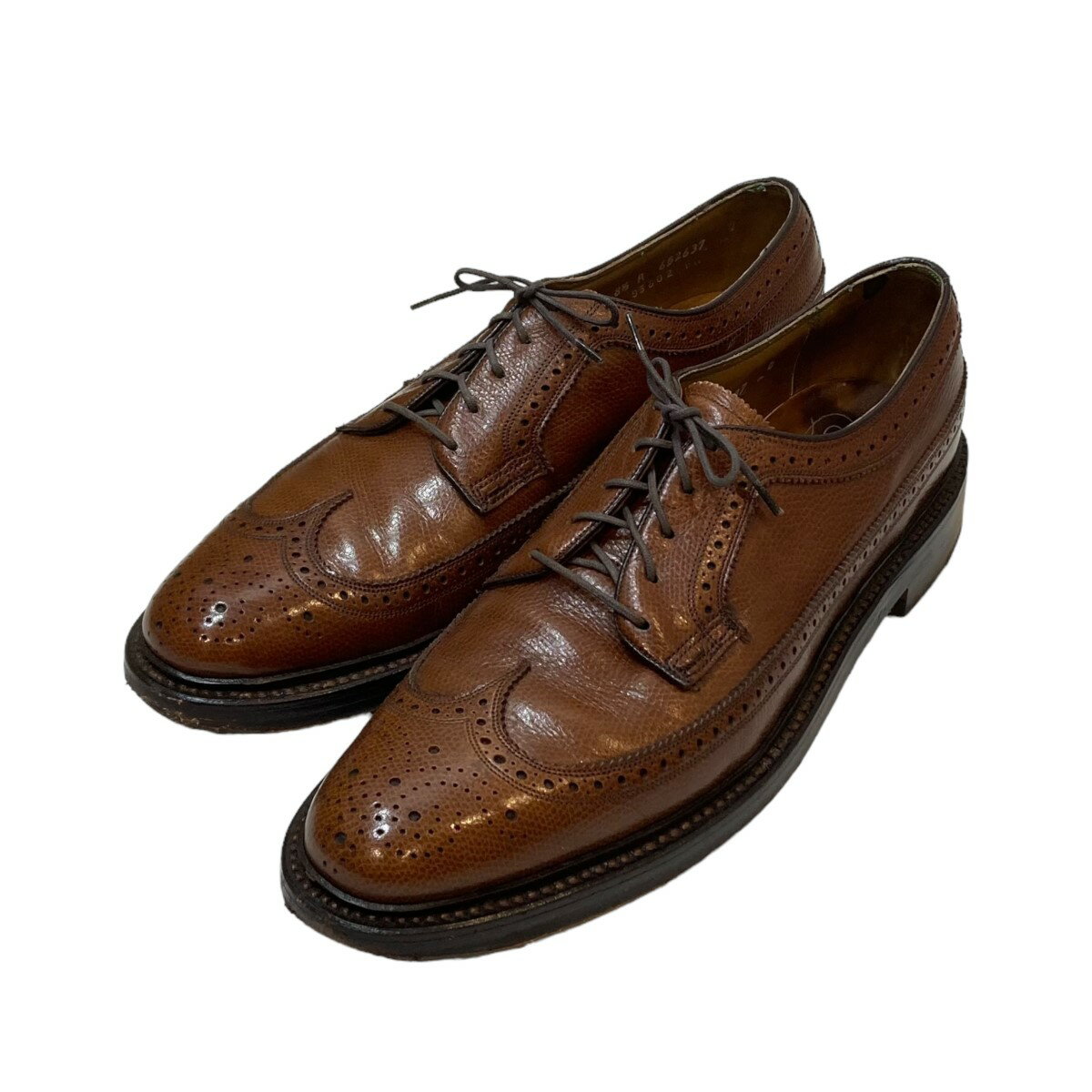 【中古】THE FLORSHEIM SHOE レザーシューズ ブラウン サイズ：8 1／2 【140424】（フローシャイム）