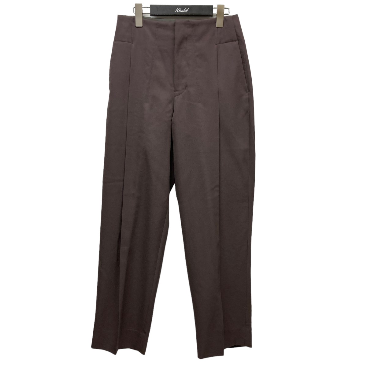 JoICEADDED　21AW 「Deep Tuck Trousers」 タックスラックス J213PT02 パープル サイズ：1 （ジョイスアディッド）