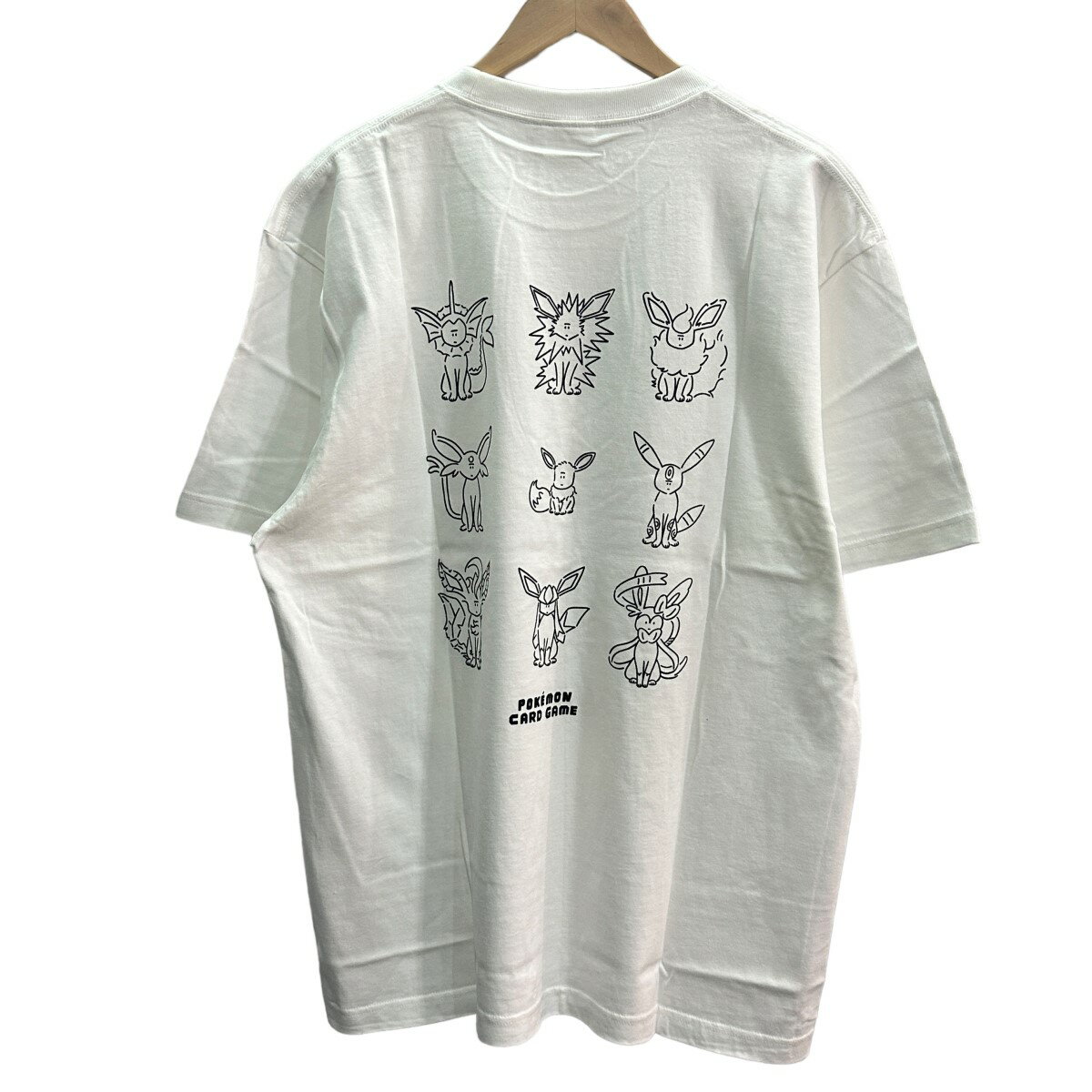 【中古】YU NAGABA × カードゲーム for BEAMSOsuwari Design T-shirt おすわりデザインTシャツ ホワイト サイズ：XL