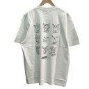 YU NAGABA × カードゲーム for BEAMSOsuwari Design T-shirt おすわりデザインTシャツ ホワイト サイズ：XL