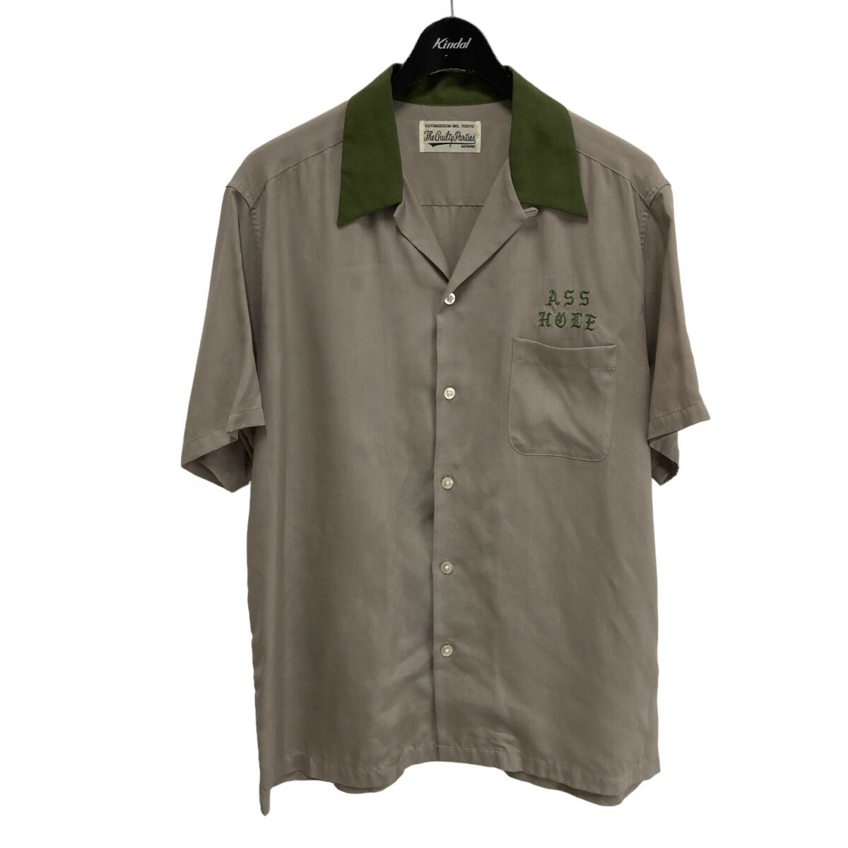 yÁzWACKO MARIA@20SS TWO-TONE 50fS SHIRT O[ TCYFL y160424ziR}Aj