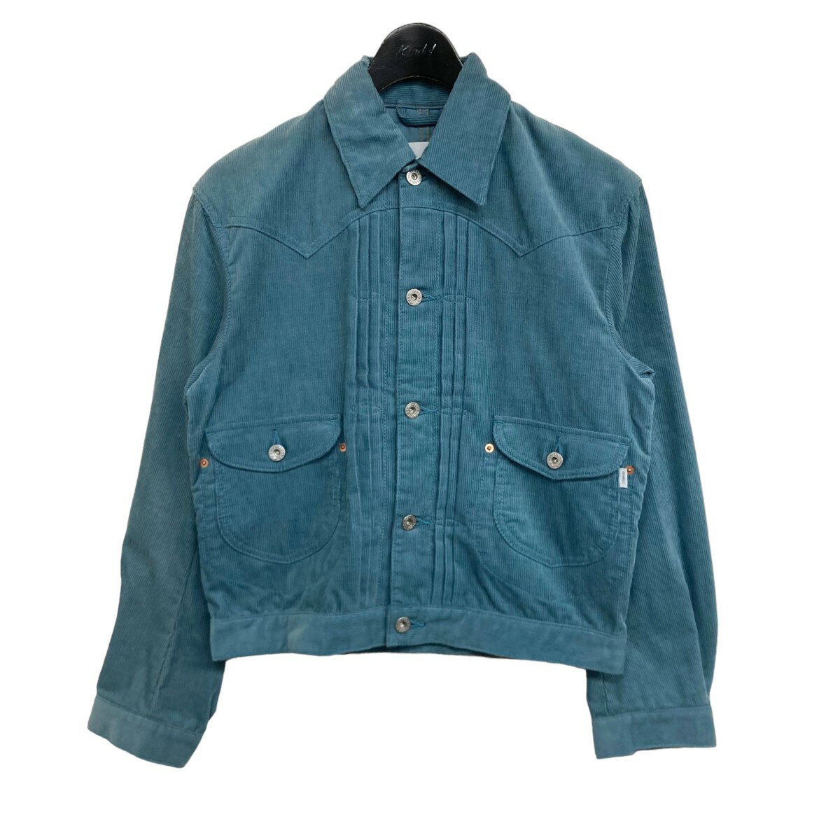 SUGARHILL　2021AW 「CORDUROY DENIM JACKET」 コーデュロイジャケット ブルー サイズ：2 （シュガーヒル）