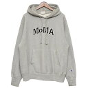 【中古】MOMA Champion Parka チャンピオンパーカー スウェット グレー サイズ：M 【160424】（モマ）