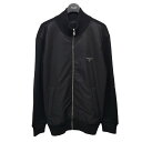 【中古】PRADA　Re-Nylonニット切替ZIP UPジャケット ブラック サイズ：50 【170424】（プラダ）