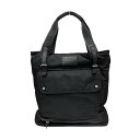 【中古】EMPORIO ARMANI　トートバッグ ブラック 【18