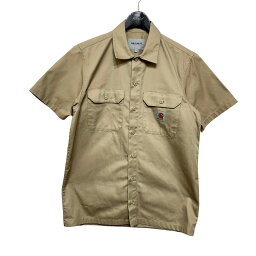 【中古】Carhartt　S／S MASTER SHIRT ベージュ サイズ：S 【180424】（カーハート）