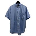 DAIWA PIER39　TECH REGULAR COLLAR SHIRTS 半袖シャツ BE-86021 スカイブルー サイズ：M （ダイワピア39）