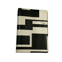 【中古】EMILIO PUCCI　passport holder パスポートケース ホワイト×ブラック×ショッキングピンク 【180424】（エミリオプッチ）