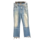 【中古】motherカットオフデザインデニムパンツ インディゴ サイズ:26【価格見直し】(4)