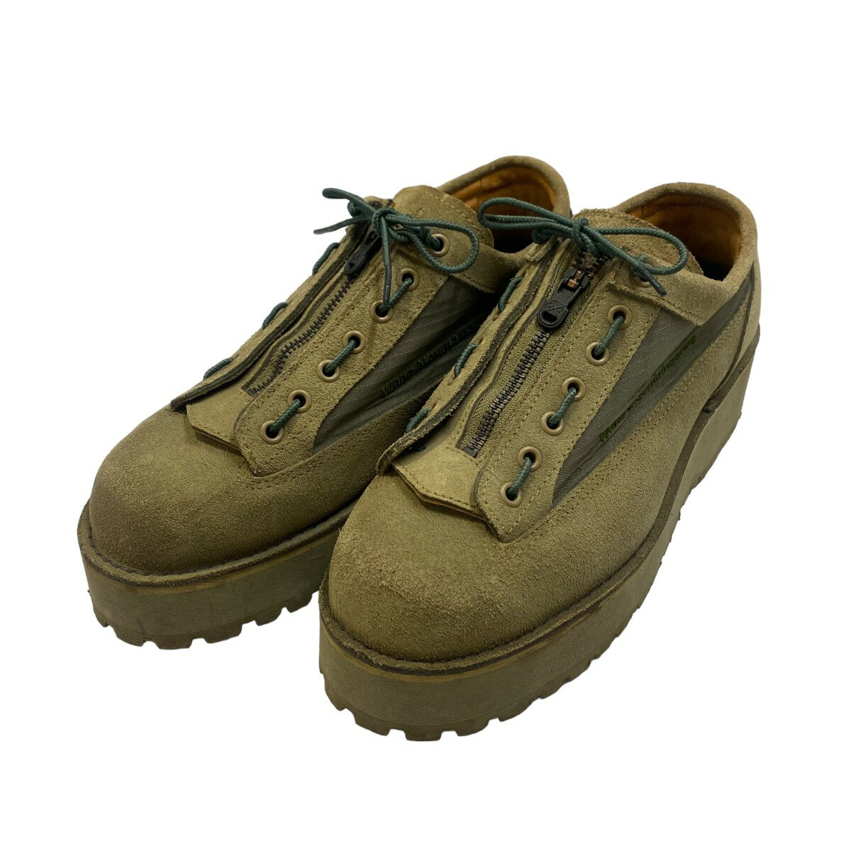 【中古】Danner ×WHITE MOINTAINEERING センタージップ コンバットブーツ／D21425 オリーブ サイズ：8 1／2（26．5cm） 【190424】（ダナー）