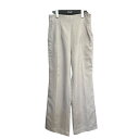 【中古】mame kurogouchi2021AW ハイウエストセンタークリースウールパンツ ライトグレー サイズ:2【価格見直し】