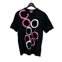 【中古】BLACK　COMME　des　GARCONS半袖Tシャツ 1K-T501 ブラック サイズ：XL