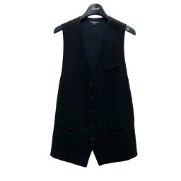 【中古】ANN DEMEULEMEESTER　ダブルバックベルトジレ 21 01 472059 ブラック サイズ：XXS 【200424】（アンドゥムルメステール）