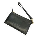 【中古】MARC JACOBS　「The Leather Top Zip Wristlet」 カードケース ブラック サイズ：- 【200424】（マークジェイコブス）