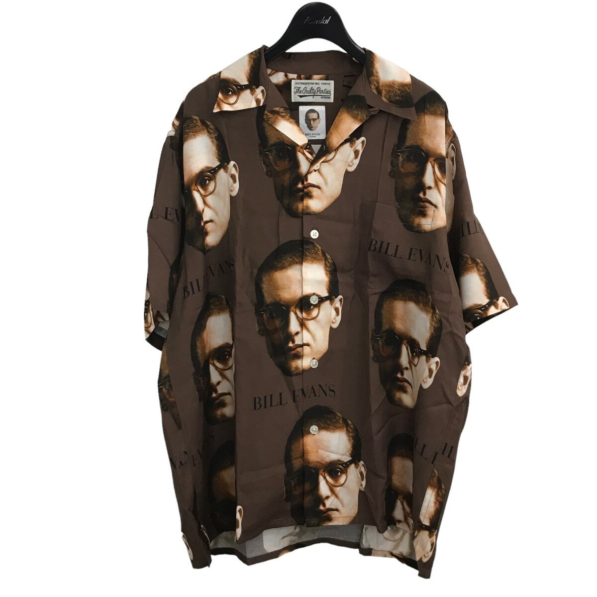 yÁzWACKO MARIA22SS BILL EVANS ^ S^S HAWAIIAN SHIRT (TYPE 2) uE TCYFMyiz