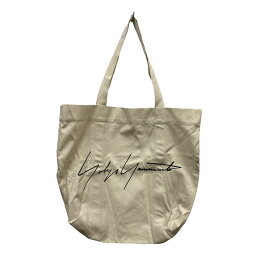 【中古】YOHJI YAMAMOTO pour homme　シグネチャーロゴトートバッグ アイボリー サイズ：ONE SIZE 【210424】（ヨウジヤマモトプールオム）