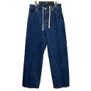 yÁzholiday@uDRAWSTRINGS DENIM PANTSv fjpc 22202924 CfBS TCYF1 y220424zizf[j