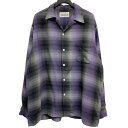 yÁzWACKO MARIA@23AWOmbreCheck Open Collar Shirt L^S TYPE2Iu`FbN ubN~p[v TCYFL y230424ziR}Aj