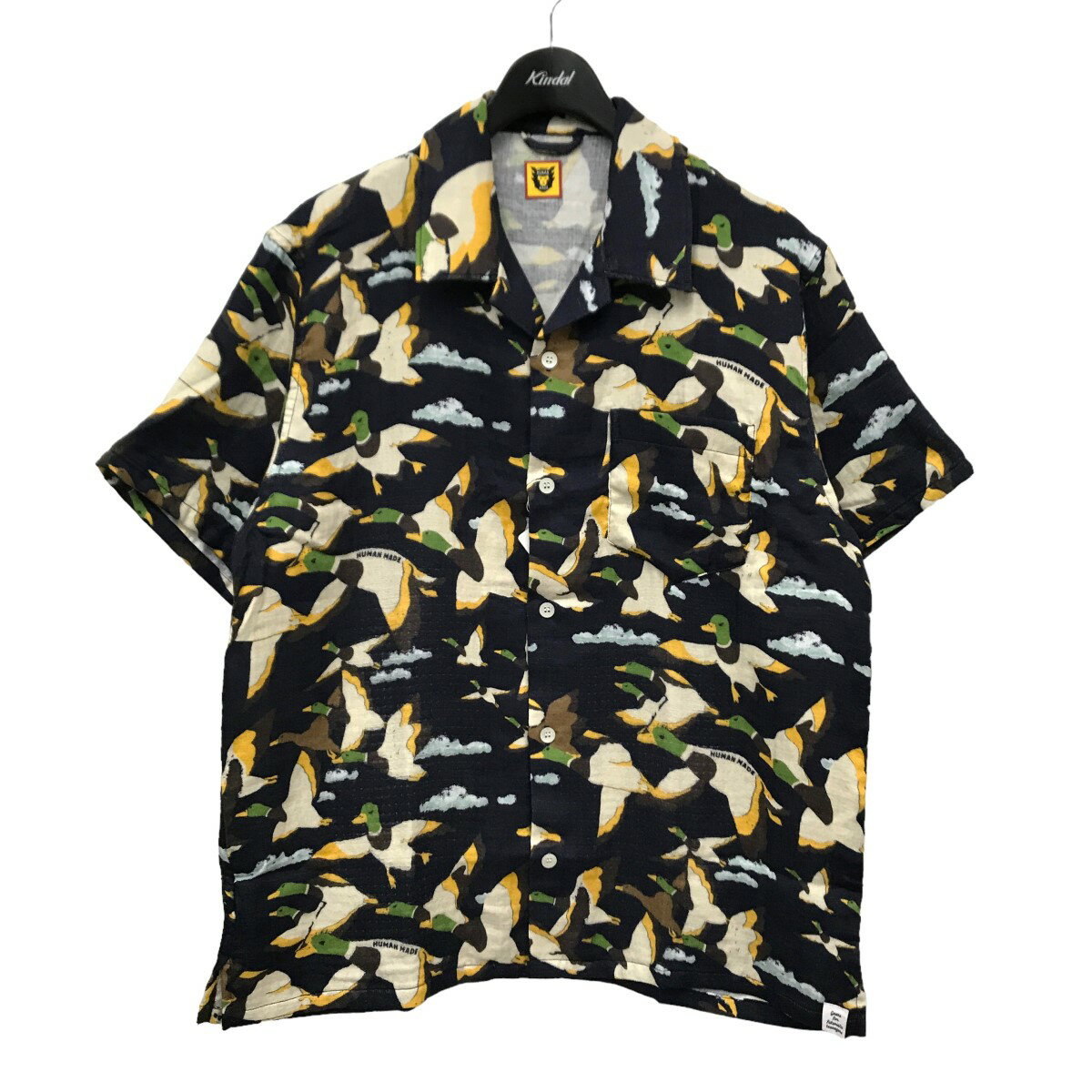 yÁzHUMAN MADE@DUCK GAUZE ALOHA SHIRT AnVc HM25SH018 lCr[ TCYFL y240424ziq[}Chj