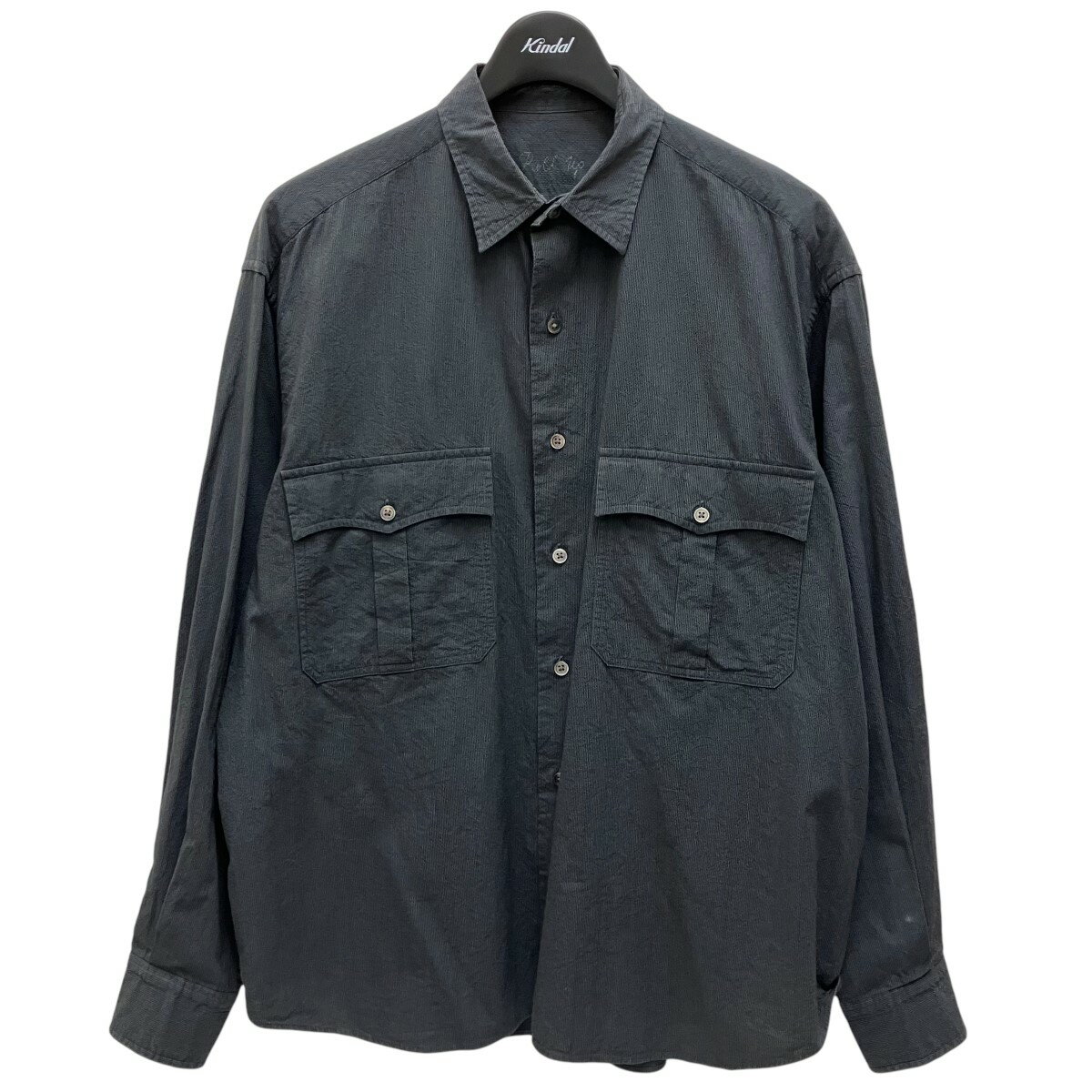 【中古】Porter Classic ROLL UP SHIRT ロールアップシャツ ブラック サイズ：M 【250424】（ポータークラシック）