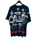 【中古】VINTAGE 90S「ROLLING STONES／VOODOO LOUNGE」 プリントロゴクルーネックTシャツ ネイビー サイズ：XL 【250424】（ヴィンテージ）