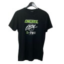 【中古】DIESELプリントTシャツ ブラ