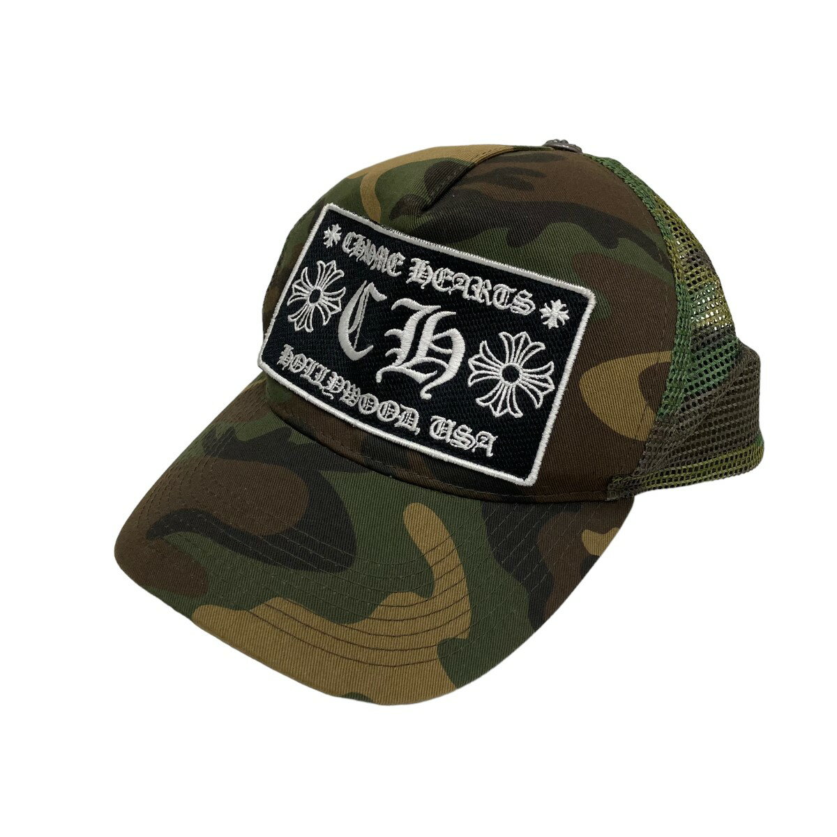 【中古】CHROME HEARTS　CH TRUCKER HAT カ