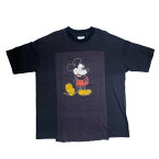 【中古】CHANGES　古着再構築 Mickey 半袖カットソー ブラック サイズ：Free 【260424】（チェンジーズ）