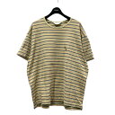 ANCELLM　WISM別注 「BORDER T-SH」ボーダーTシャツ ACW-05 イエロー系 サイズ：1 （アンセルム）