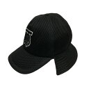 BURBERRY　｢Monogram Motif Reconstructed Baseball Cap｣ ブラック サイズ：M （バーバリー）