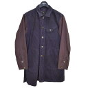 【中古】VIRGO　VINTAGE WORKER LONG JKT／HICKORY ワーカーロングジャケット ヒッコリー パープル サイズ：2 【260424】（ヴァルゴ）