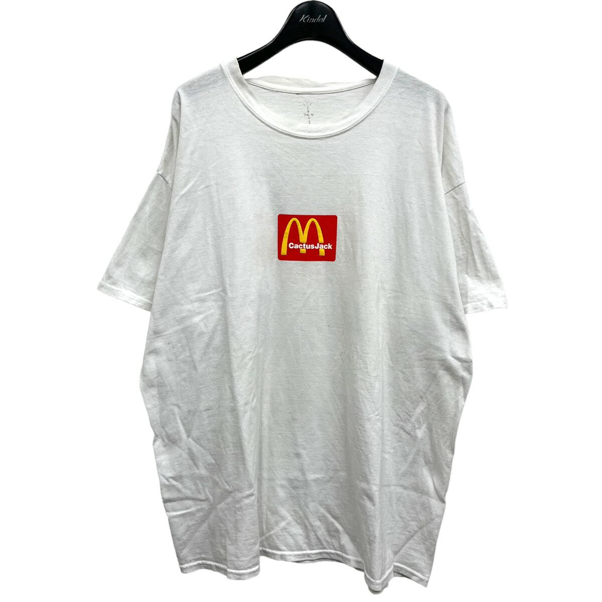 【中古】Cactus Jack × McDonald’s ｢SESAMI T-SHIRT｣ セサミTシャツ ホワイト サイズ：L 【270424】（カクタスジャック マクドナルド）