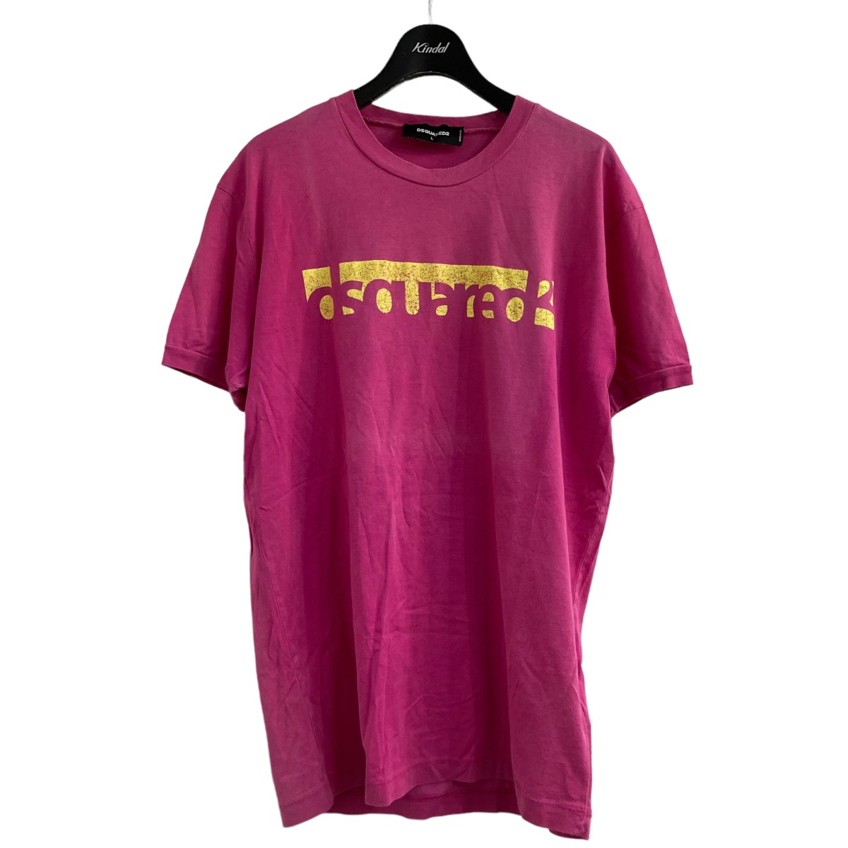 【中古】DSQUARED2　ロゴTシャツ ショ