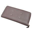 【中古】Maison Margiela11ラウンドファスナー長財布 ピンク【価格見直し】