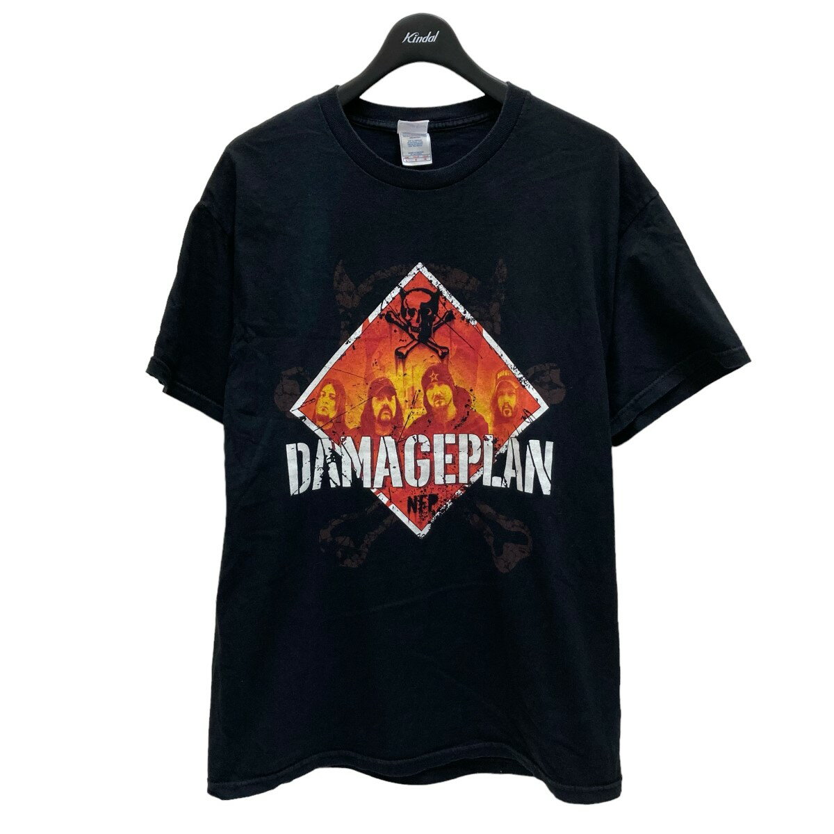 【中古】TENNESSEE RIVER DAMAGE PLAN バンドTシャツ ブラック サイズ：L 【300424】（テネシーリバー）