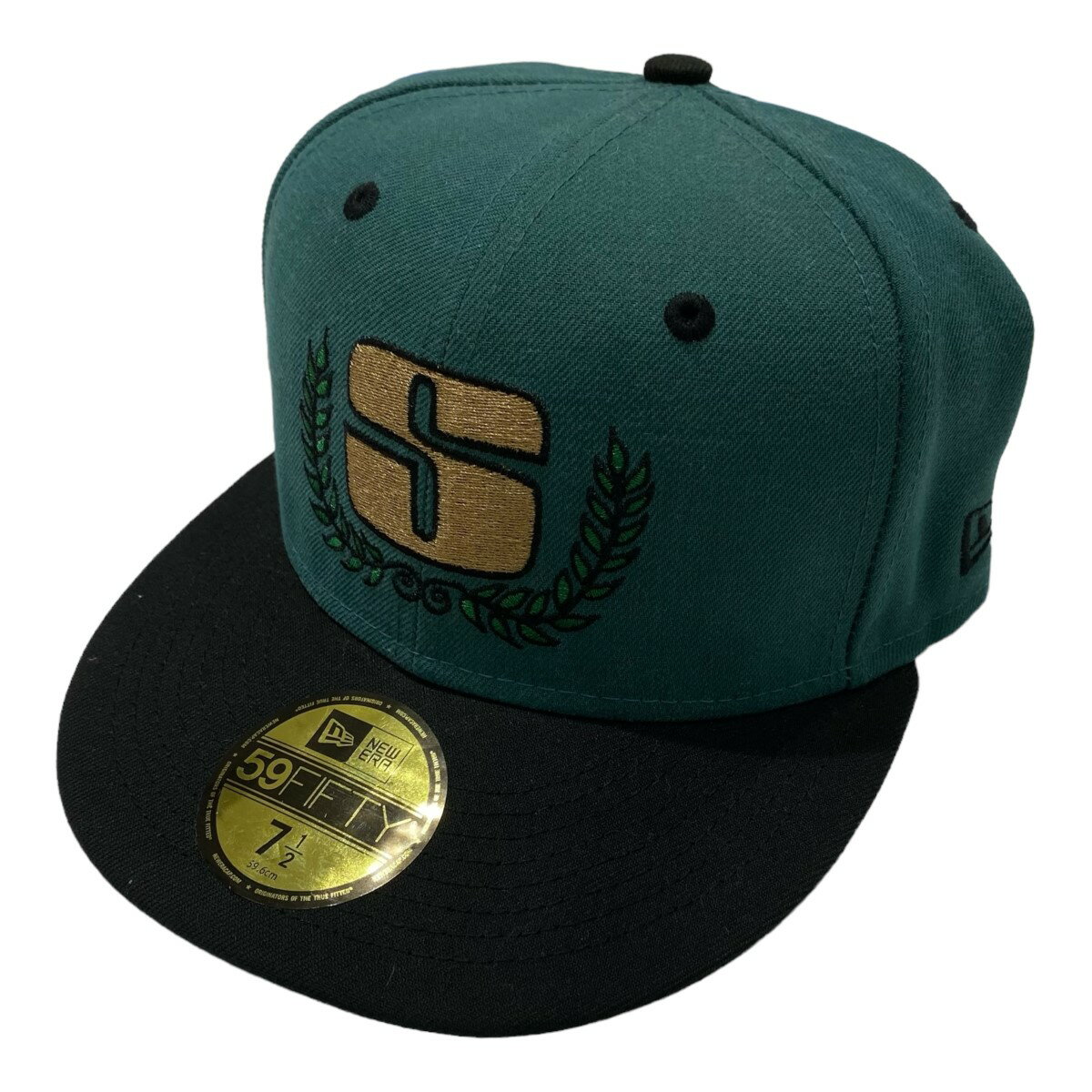 【中古】stussy×New Era　キャップ グ