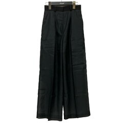 【中古】JOSE MOON　｢SHEER COMBI WIDE PANTS｣ シアーパンツ 1723420704-0 ブラック サイズ：36 【030524】（ジョゼムーン）