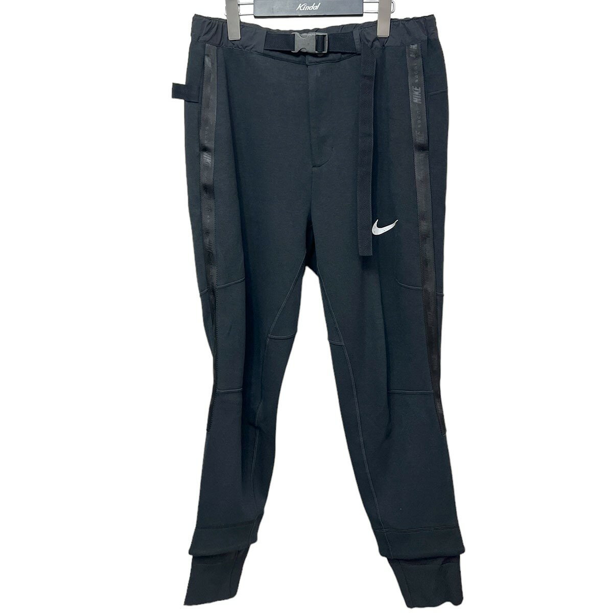 【中古】sacai×NIKE　NRG FLEECE PANT ダブルネームジョガーパンツ ブラック サイズ：L 【040524】（サカイ×ナイキ）