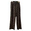 【中古】Deuxieme Classe　LEOPARD EASY PANTS レオパードパンツ 21-030-500-4130-3-0 ブラック×ブラウ..