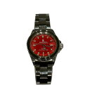 【中古】A BATHING APE　BAPEX 自動巻き 腕時計 レッド 【060524】（アベイシングエイプ）