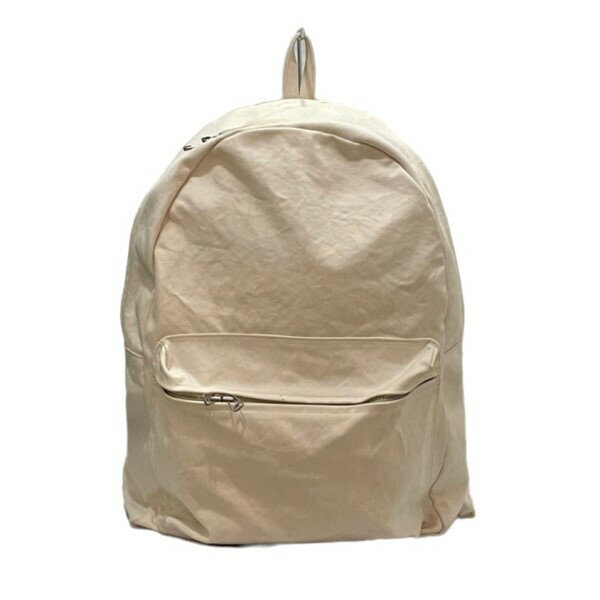 【中古】AMIACALVA　キャンバスバックパック　Washed Canvas Backpack ホワイト 【070524】（アミアカルヴァ）